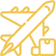 Air freight service icon