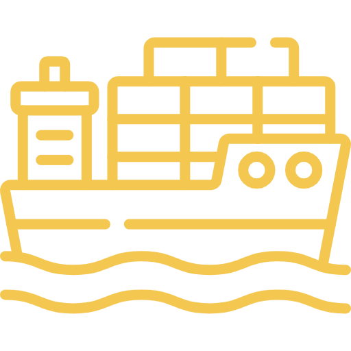 Sea freight service icon