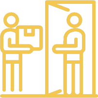 Door to door delivery icon