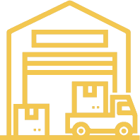 Warehouse & distribution icon